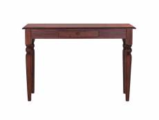 Vidaxl table console marron classique 110x30x75cm bois