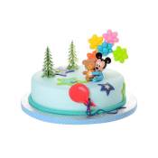 4 Accessoires pour gâteau Bébé Mickey