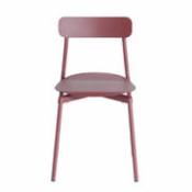 Chaise empilable Fromme / Aluminium - Petite Friture rouge en métal