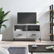 Design In - Meuble TV,Banc tv Sonoma gris 80x36x50