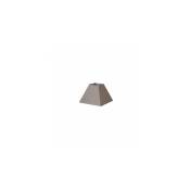 Fabrilamp - Piramide Abat-jour Tenorio E27 Lin Gris