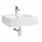 Geberit Closer lavabo de salle de bain avec vasque ovale 50 cm lavabo design et siphon