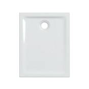 Geberit - Receveur de douche carré 70X90 cm en grès cérame 45 blanc brillant Blanc