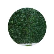 Jet7garden - Treillis en bois de saule et feuilles de vigne vierge artificielles (1 x 2 m) - Vert