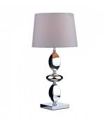 Lampe de table Wickford Chrome poli 1 ampoule 53cm