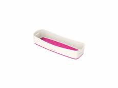 Leitz mybox - bac de rangement - large - blanc et rose