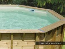 Liner seul pour piscine bois sunwater 5,55 x 3,00 x 1,40 m beige