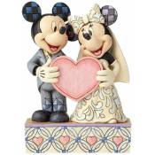 Mickey - Figurine Disney et Minnie Mariage