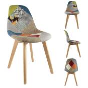 Mobilibrico - Chaise Scandinave Patchwork