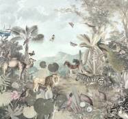 Papier Peint panoramique sur intissé Zoo 300 x 250