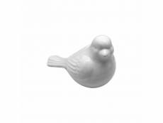 Paris prix - statue en céramique "oiseau" 18cm blanc