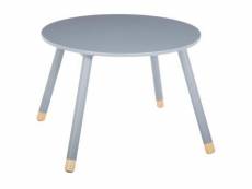 Table d'appoint design enfant "douceur" 60cm gris
