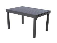 Table extensible rectangulaire alu Piazza 6/10 places Graphite - Hespéride