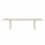 Table rectangulaire 70-70 XXL / 295 x 108 cm - Chêne massif - Muuto bois naturel en bois