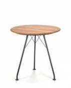 Table ronde Circum / Bambou - Ø 74 cm - Houe noir