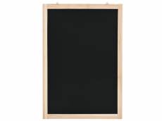 Vidaxl tableau noir mural bois de cèdre 40 x 60 cm 246431