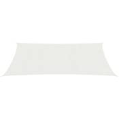 Voile d'ombrage 160 g/m² Blanc 2,5x4 m pehd - Inlife