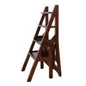 ZHANGRONG- Chaise pliante en bois Plier vers le haut