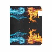 ZZKKO Fire and Water Magnetic Mailbox Cover Wrap Post