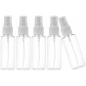 5 pièces Flacon Vaporisateur Vide,Atomiseur en Plastique Transparent pour Parfum,Cosmétique,Eau - Clair,50 ml - Groofoo