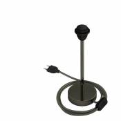 Alzaluce pour abat-jour - Lampe de table en métal | 25 cm - Perle noire - Perle noire