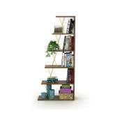 Azura Home Design - Bibliothèque tars mini Noyer -