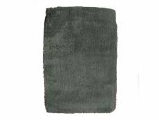 Best of - tapis poils longs toucher laineux gris foncé 130x190