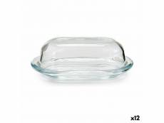Beurrier verre (13 x 7 x 19,7 cm) (12 unités)