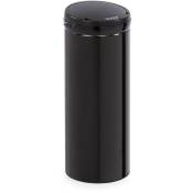 Cleanton 50 Poubelle 50 litres avec capteur - Couvercle abs noir - Noir