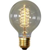 Edison Style - Ampoule Edison Vintage - Spiral Transparent - Laiton, Verre, Metal - Transparent