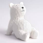 Fortuneville - Statue d'ours polaire décoration blanche,