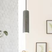 Luminaire à suspension , GU10, luminaire pour séjour, salle à manger, cuisine, réglable en hauteur Concrete-Sandstone-Black, Sans ampoules - Paco Home