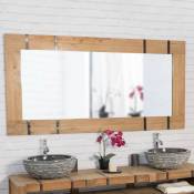 Miroir de salle de bain 160 Loft naturel - Marron clair