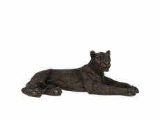 Paris prix - statuette déco "lionne couchée" 81cm