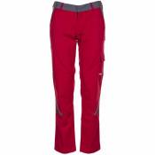 Planam - Pantalon femmes Highline rouge/ardoise/noir Taille 36 - rot