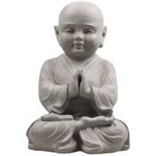 Stonelite - Bouddha shaolin en fibres Méditateur -
