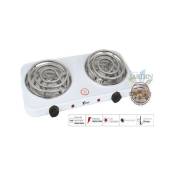 Suinga - Cuisinière électrique portable, 2 brûleurs, spéciale pour les charbons Shisha