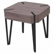 Table Basse de Salon KOS T574, FSC 52x50x50cm - chêne