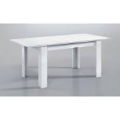 Table extensible salle à manger coloris Blanc Artik - 78 x 140-190 x 90 cm Pegane