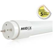 Tube led T8 1500MM 24W 4000K 230V ln 5ANS (X10) miidex Vision-el 76085