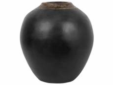 Vase décoratif noir 31 cm lauri 142799