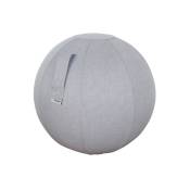 Vivol - Siège ballon ergonomique - 55 cm - Gris clair
