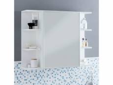 Armoire de toilette 80 x 64 cm blanc
