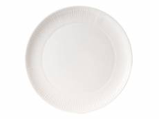 Assiette plate pétale blanc 27,5 cm (lot de 6)
