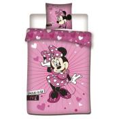 Aymax - Parure de lit réversible Disney Minnie -Proud