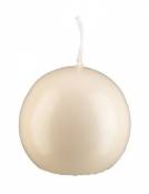 Bougie boule Champagne 10 cm, 4 Bougies, Bougie Ronde