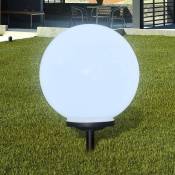 Boule solaire extérieure de jardin 40cm 1 pc avec piquet de sol - Fimei