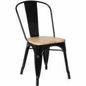 Chaise en bois empilable LIX SKLUM Bois de Pin - Acier