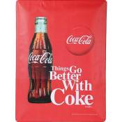 Coca-cola - Plaque métallique Better