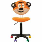 Fauteuil jouet tigre, chaise de bureau pour enfant.